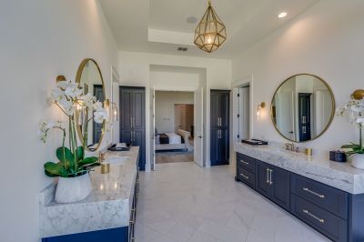 Contemporary Vanity and Countertop Upgrades